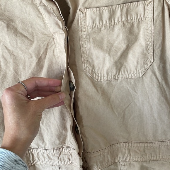 J. Crew Foundry Chino Coveralls Jumpsuit W’s 2 Khaki AW339 Minimalist Utility - Picture 9 of 16
